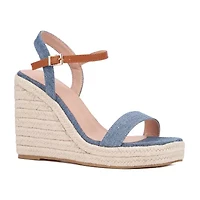 New York & Company Womens Unita Wedge Sandals
