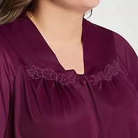 Exquisite Form Womens V-Neck Short Sleeve 2-pc. Plus Pajama Sets