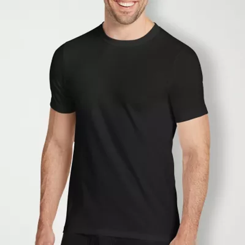 Jockey Classics Mens 2 Pack Short Sleeve Crew Neck T-Shirt Tall
