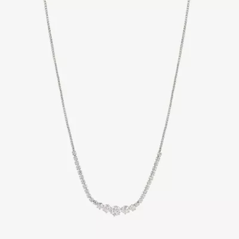 Sparkle Allure Light Up Box Womens Cubic Zirconia Pure Silver Over Brass Cushion 3-pc. Jewelry Set