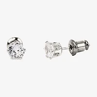Sparkle Allure Light Up Box Womens Cubic Zirconia Pure Silver Over Brass Cushion 3-pc. Jewelry Set
