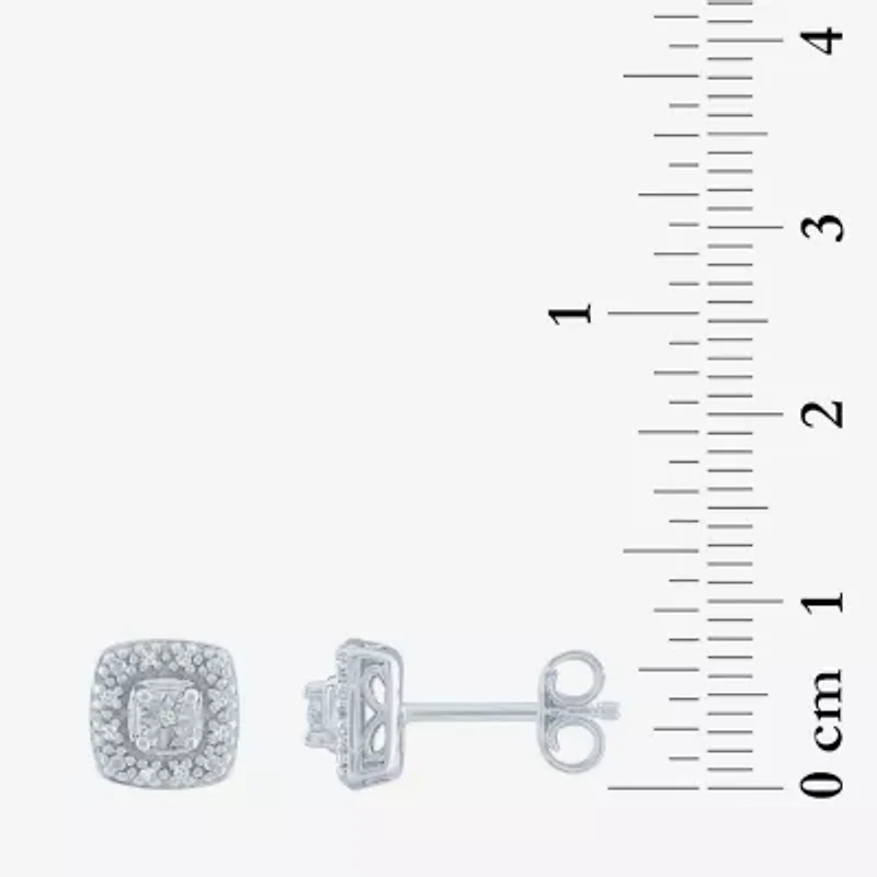 Yes, Please!, (G-H,Si2-I1) Womens 1/10 CT. T.W. Lab Grown White Diamond Sterling Silver 2-pc. Jewelry Set