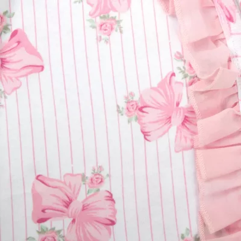 Baby Essentials Girls 2-pc. Bows Sleep and Play