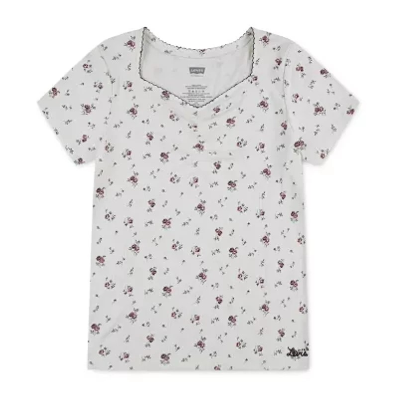 Levi's Girls Short Sleeve Regular Fit Graphic T-Shirt