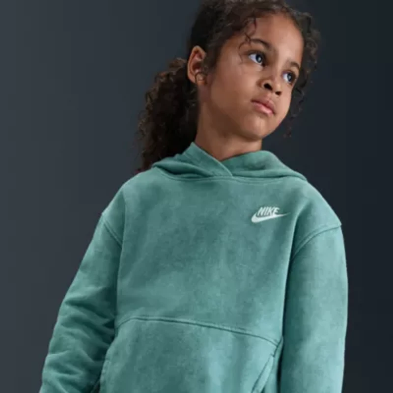Nike Club Big Kid Unisex Long Sleeve Active Hoodie