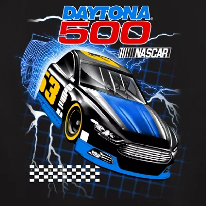 Nascar Mens Crew Neck Short Sleeve Graphic T-Shirt