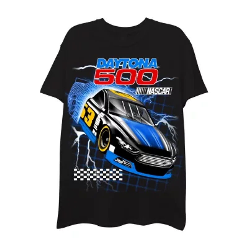 Nascar Mens Crew Neck Short Sleeve Graphic T-Shirt