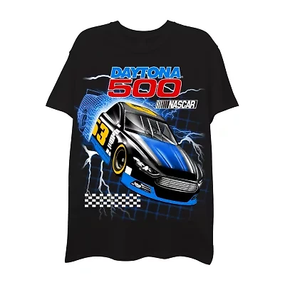 Nascar Mens Crew Neck Short Sleeve Graphic T-Shirt