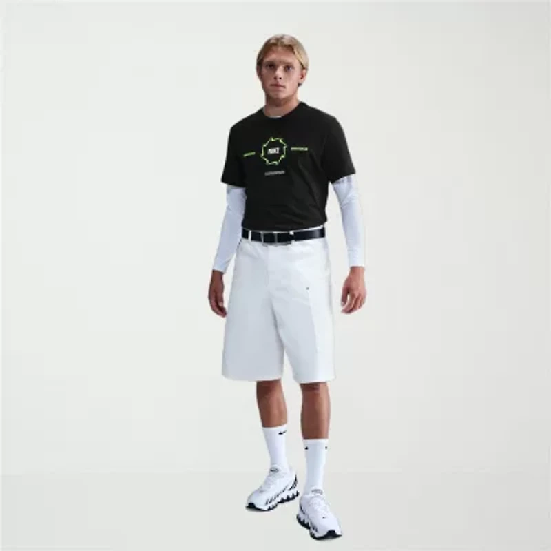 Nike Mens Crew Neck Short Sleeve Regular Fit Graphic T-Shirt