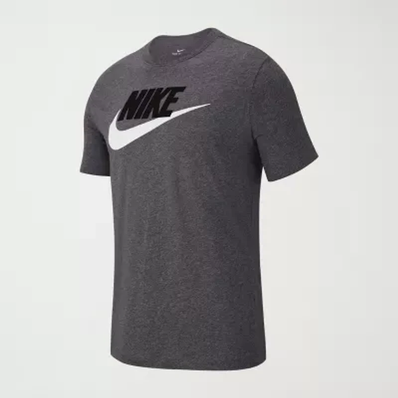 Nike Mens Crew Neck Short Sleeve Regular Fit Graphic T-Shirt