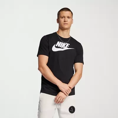Nike Mens Crew Neck Short Sleeve Regular Fit Graphic T-Shirt