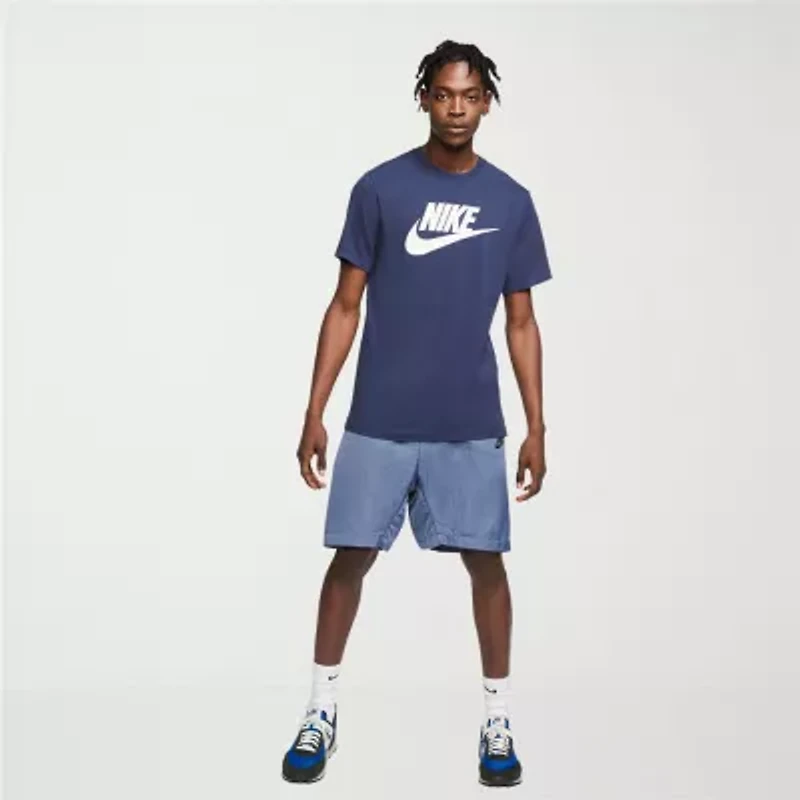 Nike Mens Crew Neck Short Sleeve Regular Fit Graphic T-Shirt