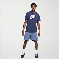 Nike Mens Crew Neck Short Sleeve Regular Fit Graphic T-Shirt