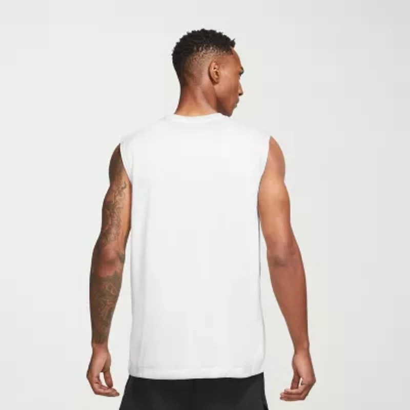 Nike Mens Crew Neck Sleeveless Muscle T-Shirt