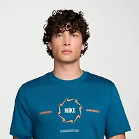 Nike Just Do It Mens Crew Neck Short Sleeve Regular Fit Graphic T-Shirt