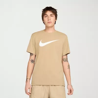 Nike Just Do It Mens Crew Neck Short Sleeve Regular Fit Graphic T-Shirt