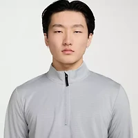 Nike Dri-Fit Mens Mock Neck Long Sleeve Active Quarter-Zip Pullover