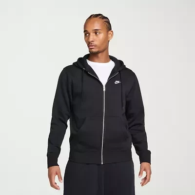 Nike Club Fleece Mens Long Sleeve Zipper Active Hoodie