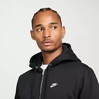 Nike Club Fleece Mens Long Sleeve Zipper Active Hoodie