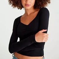 AEROPOSTALE Womens Round Neck Long Sleeve Juniors T-Shirt