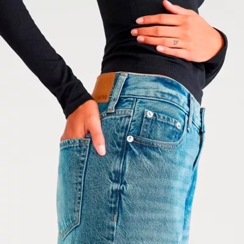 AEROPOSTALE Juniors Womens Highest Rise Loose Fit Jean