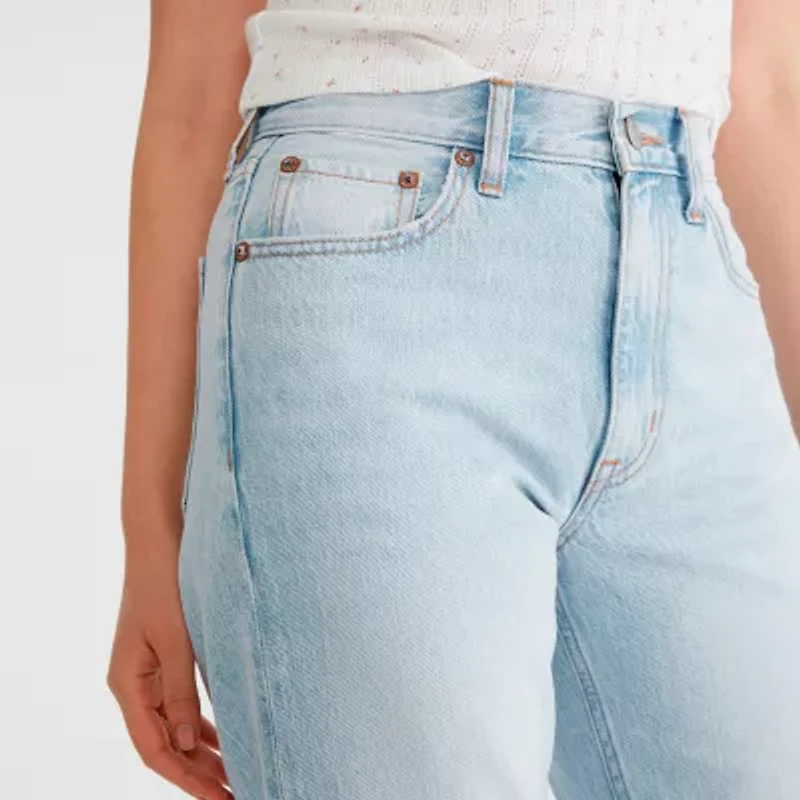 AEROPOSTALE Juniors Womens Highest Rise Relaxed Fit Jean