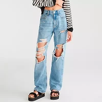 AEROPOSTALE. Juniors Womens High Rise Loose Fit Jean