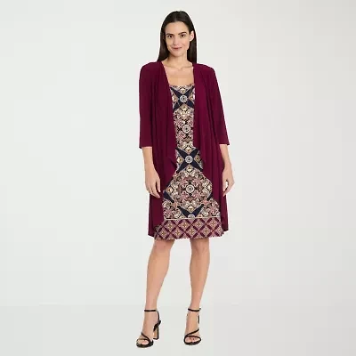 R & M Richards Womens Jacket Dress Petite