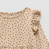 Okie Dokie Toddler & Little Girls Long Sleeve A-Line Dress