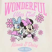 Disney Collection Little & Big Kid Girls Fleece Minnie Mouse Midweight Varsity Jacket