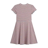 Knit Works Little & Big Kid Girls Short Sleeve Drop Shoulder 2-pc. Dress Set