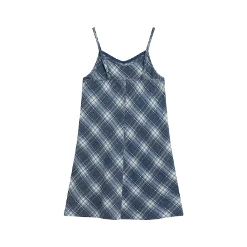 Knit Works Big Kid Girls Sleeveless Plaid Dress Set