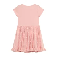 Knit Works Little Girls Short Sleeve Dress Set