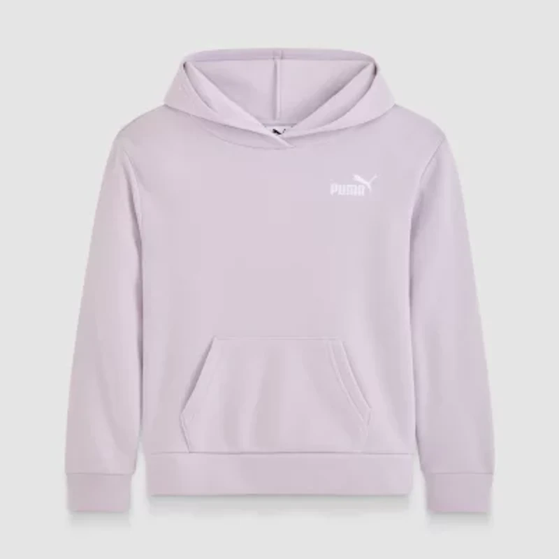 PUMA Big Kid Girls Long Sleeve Fleece Active Hoodie