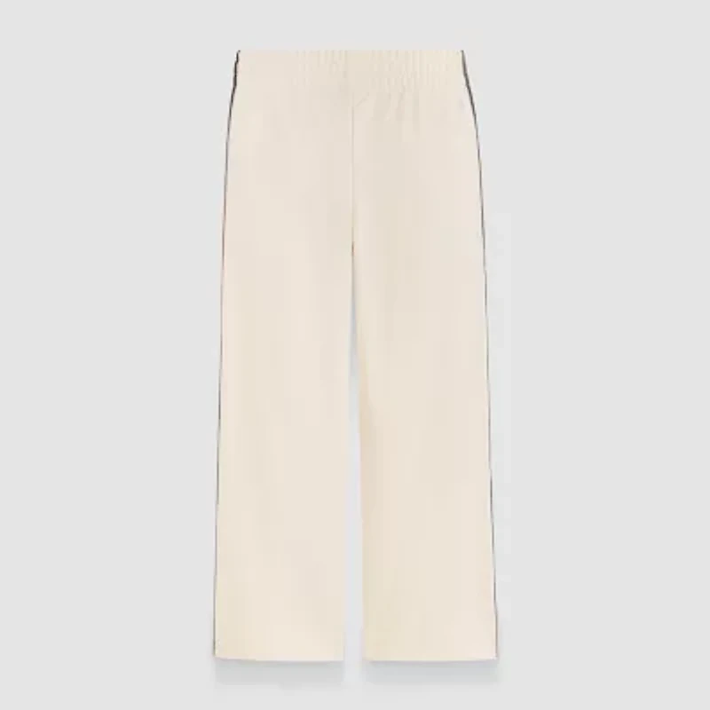 PUMA Big Kid Girls Wide Leg Regular Fit French Terry Pull-On Pant