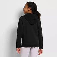 PUMA Big Kid Girls Long Sleeve Fleece Hoodie