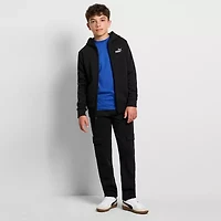 PUMA Big Kid Boys Long Sleeve Fleece Zipper Hoodie