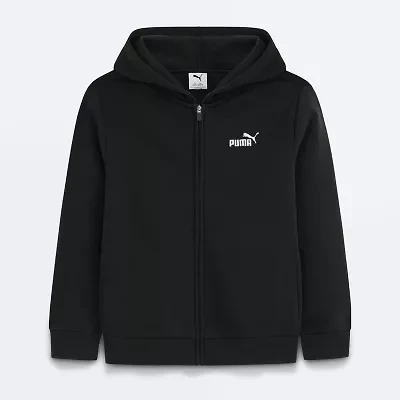 PUMA Big Kid Boys Long Sleeve Fleece Zipper Hoodie