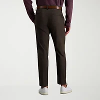 Haggar Modern Stretch Herringbone Mens Flat Front Pant