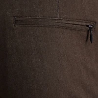 Haggar Modern Stretch Herringbone Mens Flat Front Pant