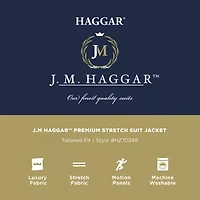 Haggar JMH Prominent Twill Mens Suit Jacket