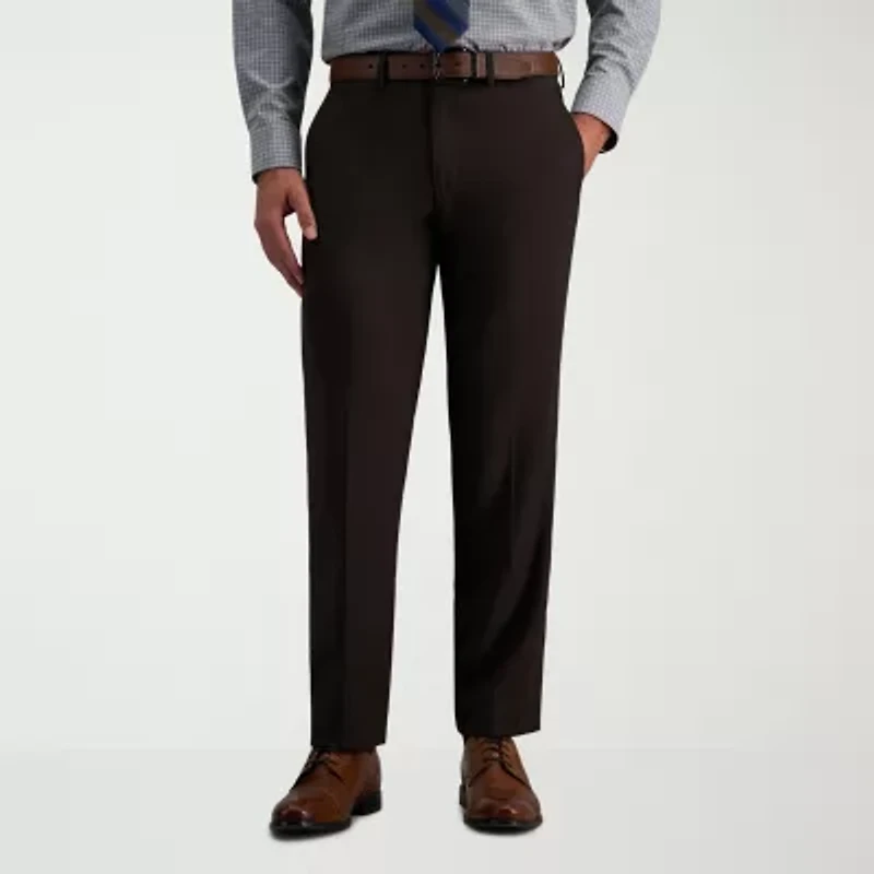 Haggar JMH Prominent Twill Mens Stretch Fabric Flat Front Suit Pant