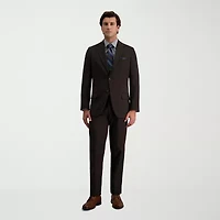 Haggar JMH Prominent Twill Mens Stretch Fabric Flat Front Suit Pant