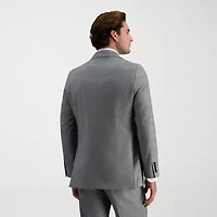 Haggar JMH Tailored Mens Plaid Suit Jacket