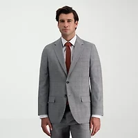 Haggar JMH Tailored Mens Plaid Suit Jacket