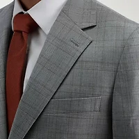 Haggar JMH Tailored Mens Plaid Suit Jacket