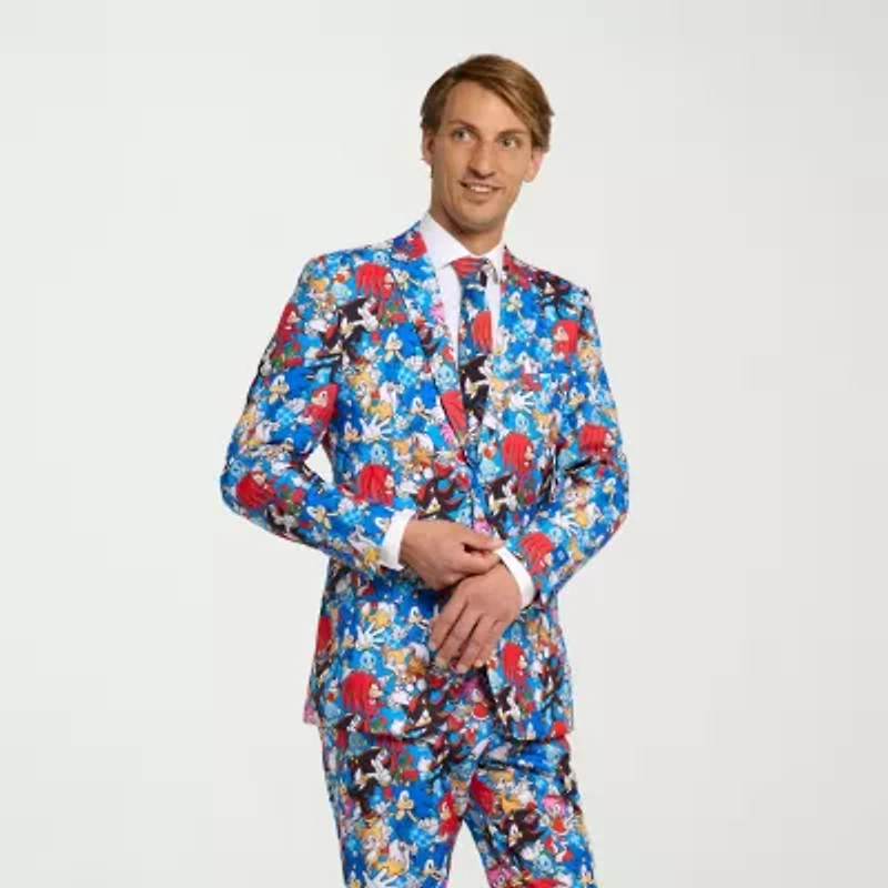 Opposuits Mens Sonic The Hedgehog Suit Set