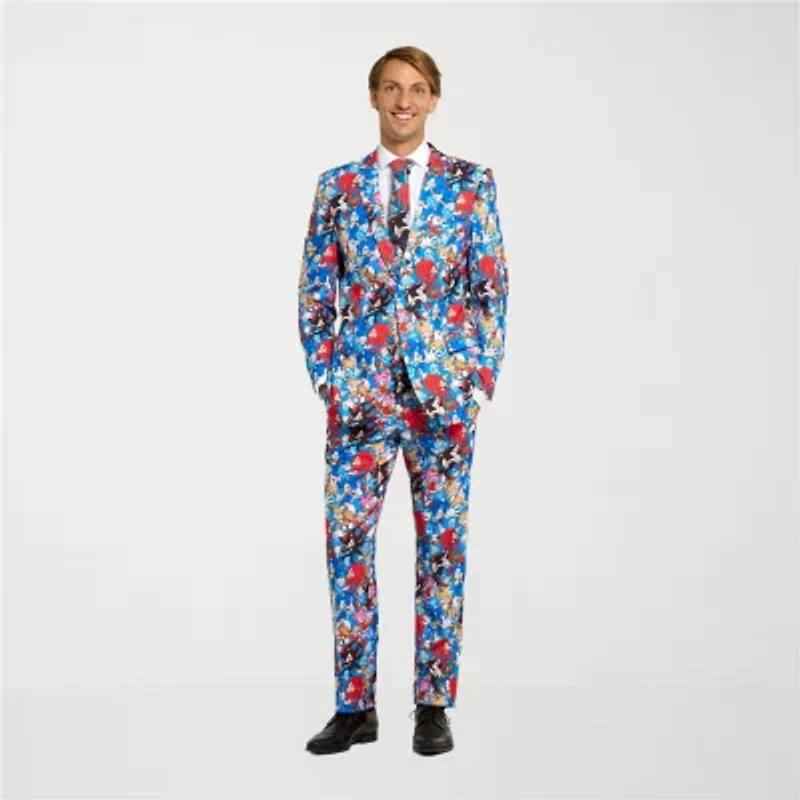 Opposuits Mens Sonic The Hedgehog Suit Set