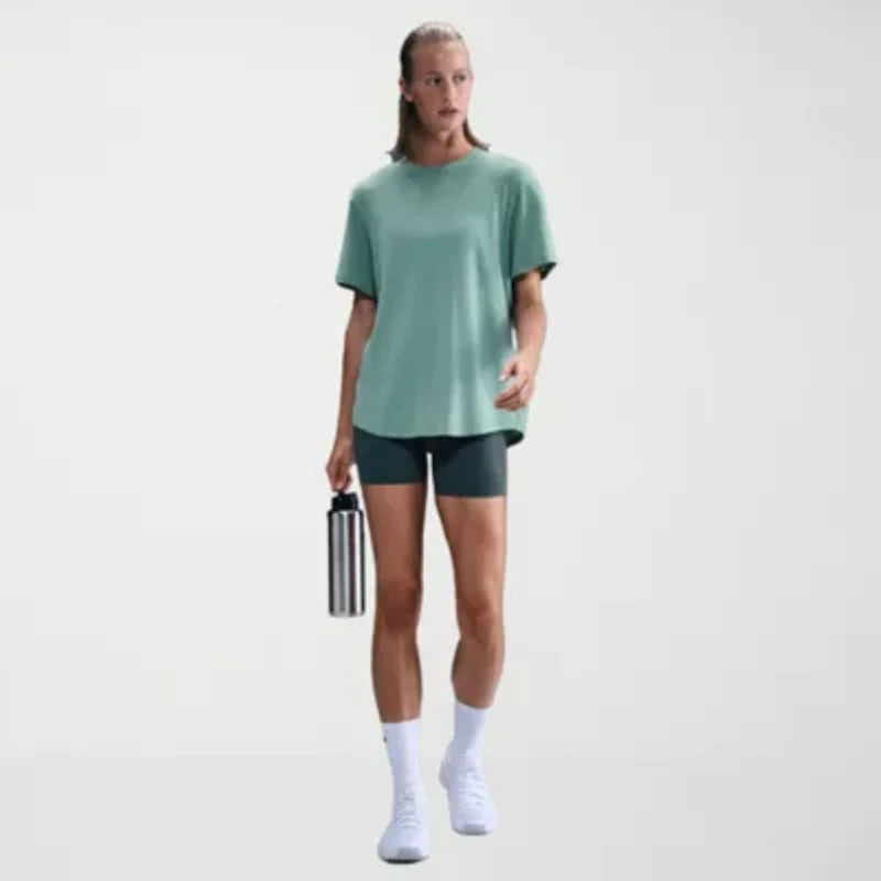 Nike Dri-Fit Womens Crew Neck Short Sleeve Quick Dry Active T-Shirt