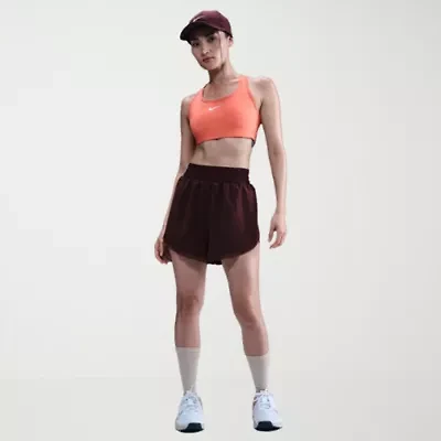 Nike Dri-Fit Juniors Womens High Rise Moisture Wicking Running Short